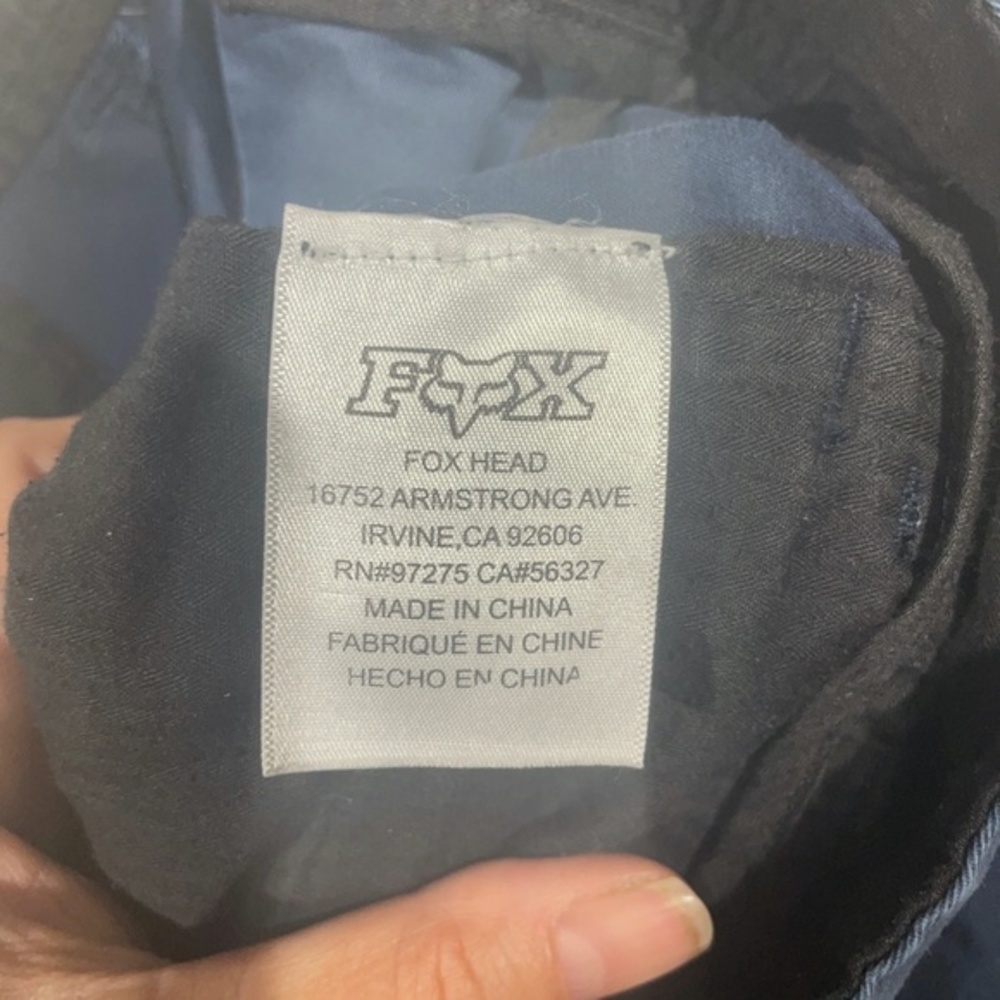 Fox Head Men's Stretch Chino Short Navy Blue Size 36 - Picture 5 of 14